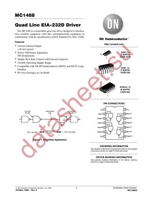 MC1488MELG datasheet  